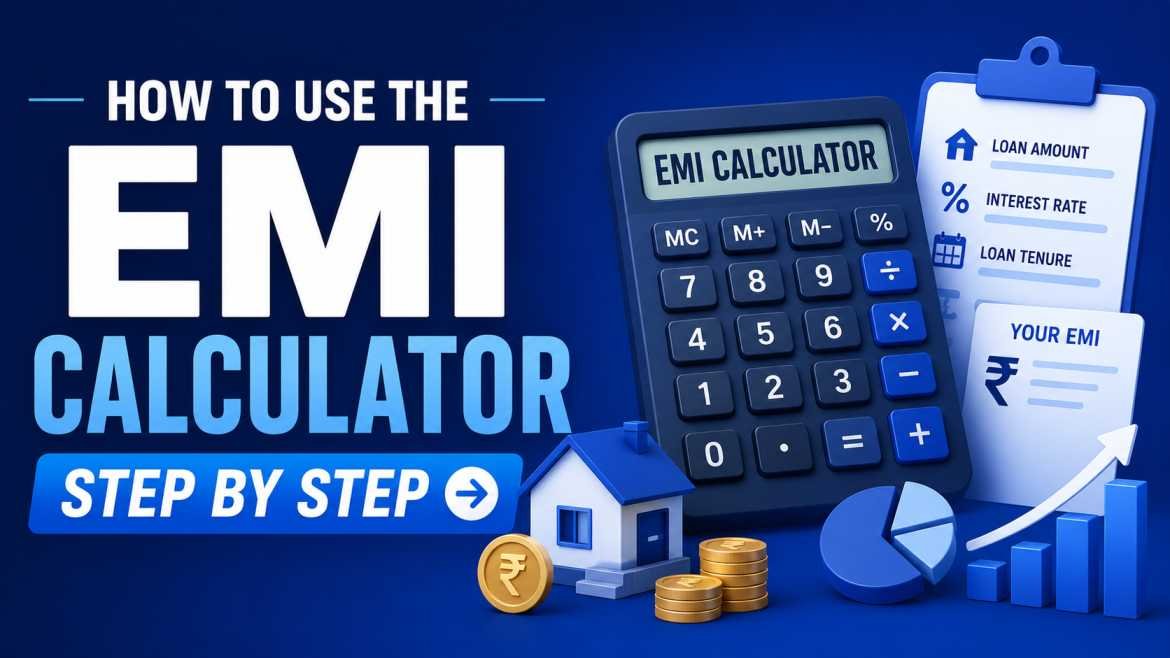 EMI calculator screenshot walkthrough