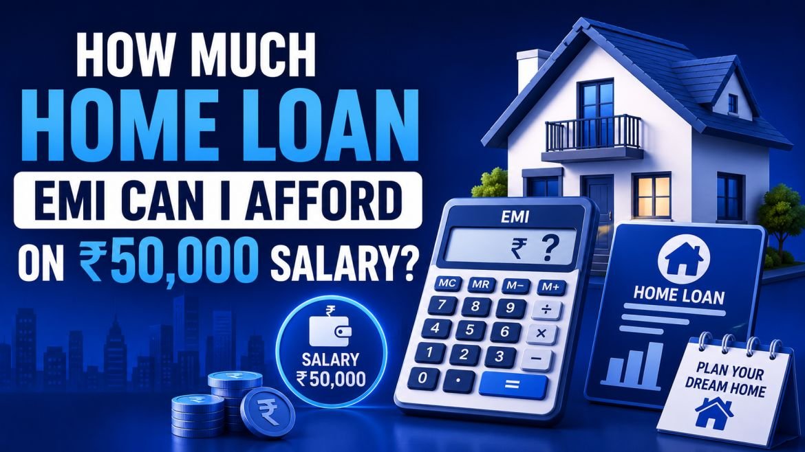 Home loan EMI affordability on 50000 salary illustration