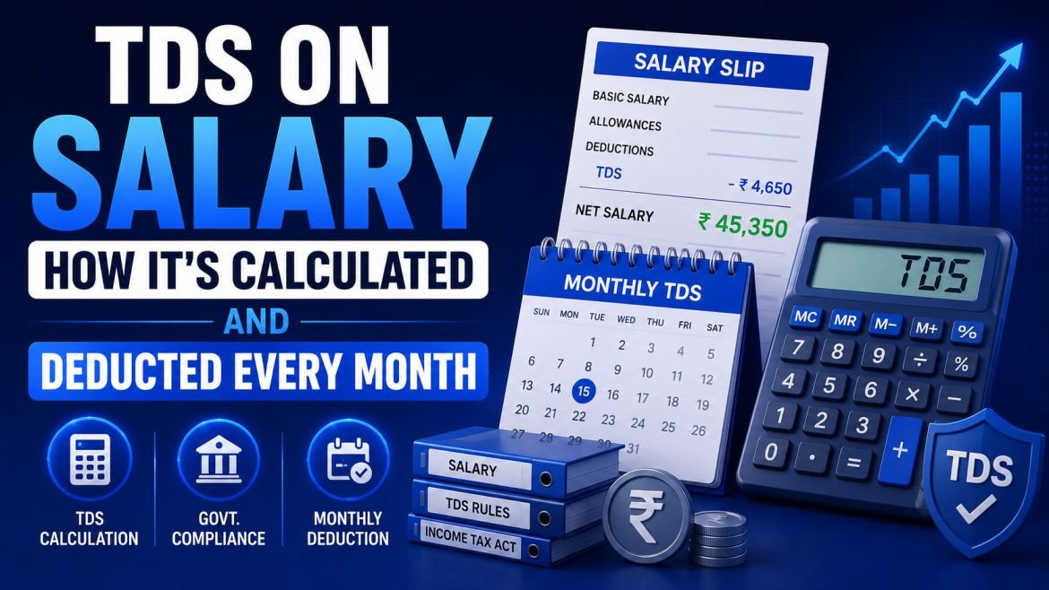 TDS on salary calculation illustration